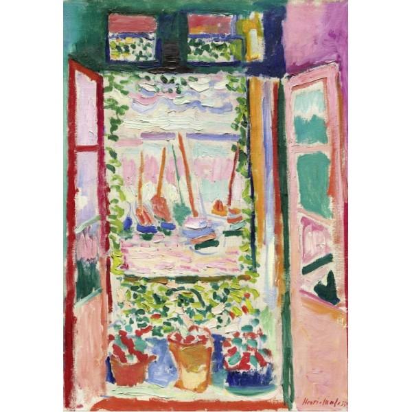 Otwarte okno w Collioure, Henri Matisse - Sklep Art Puzzle